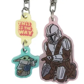 [공식] STARWARS 만달로리안 & 그로구 페어 키링