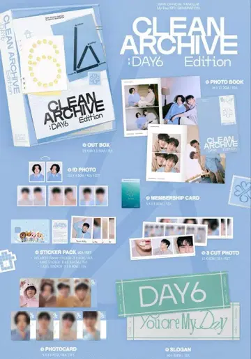 DAY6 데이식스 MyDay 마이데이 6기 멤버십 키트
