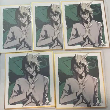 BLEACH 우루키오라 시퍼 색지 5장 세트