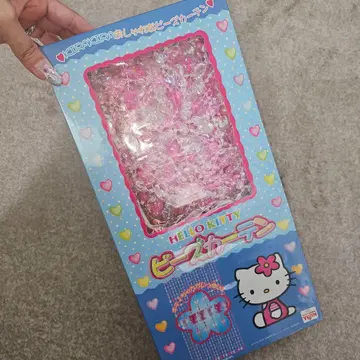당시 상품 새상품 미개봉 HELLOKITTY 비즈 커튼 헬로키티 핑크