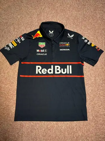 CASTORE 오라클 레드불 F1 팀 팀 피케 셔츠 2025년