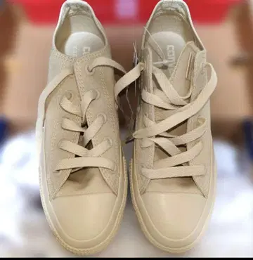 미사용 새상품 레어 Converse All Star 로우컷 통굽