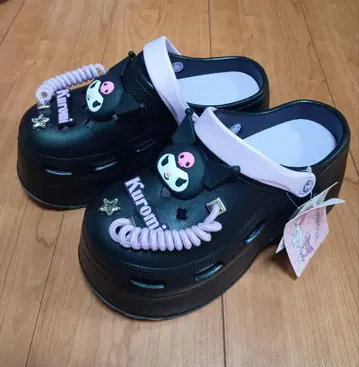 산리오 쿠로미 통굽 샌들 클로그 샌들 M 사이즈 23.5-24cm