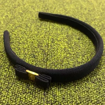 Salvatore Ferragamo 머리띠 바라 리본 블랙