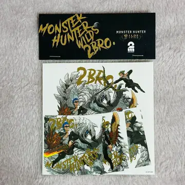 2bro. x 몬스터 헌터 와일즈 스티커 씰
