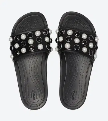 Crocs Classic Slide 펄&스톤 미사용 새상품 23cm