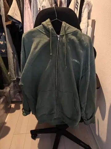 XLARGE Russell 콜라보 집업 후드티