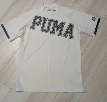 PUMA 반팔 셔츠 화이트 XL 사이즈
