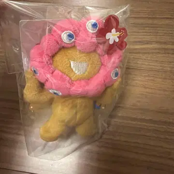 햇볕에 탄 미야쿠미야쿠 하이비스커스 장식 봉제 인형 키링