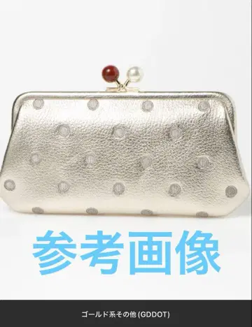 페르케 perche / 아크릴 구슬 가마구치 장지갑