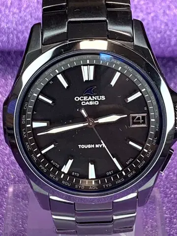CASIO OCEANUS OCW-S100B-1AJF 블랙 티타늄