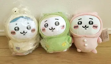 치이카와 봉제 인형 3종 세트 비오는 날 파자마
