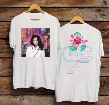 Bjork 비요크 POST 반팔 티셔츠 화이트