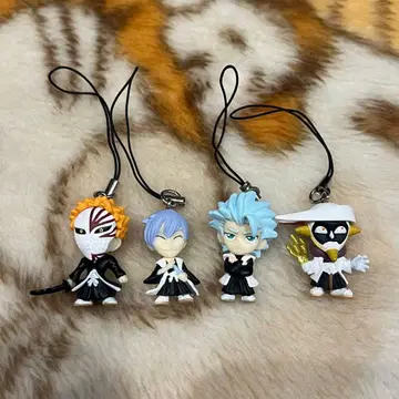 [ BLEACH ] 미니 피규어 스트랩 4종 세트