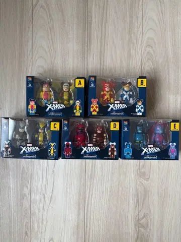 X-MEN 베어브릭 페어박스 5종 컴플리트