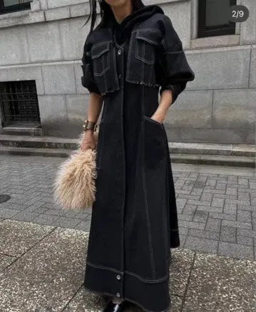 Ameri vintage UND 3WAY 데님 원피스 M
