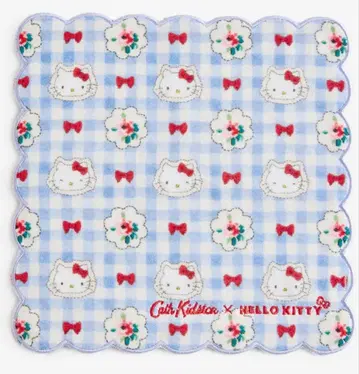 CathKidston x HelloKitty 스캘럽 타월 손수건
