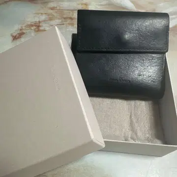 Hender Scheme 3단 폴더형 지갑 블랙