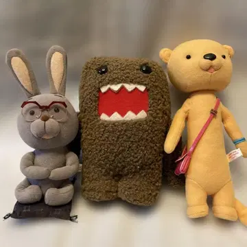 도모군 우사지 타-짱 봉제 인형 3세트