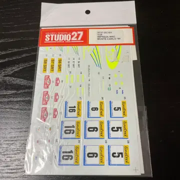 스튜디오27 IMPREZA WRC '99 몬테카를로 데칼 1/24