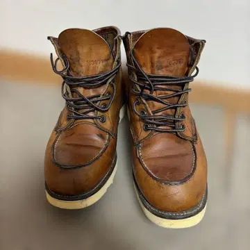 개 각인 Red Wing 875 세터 워크 부츠 8D