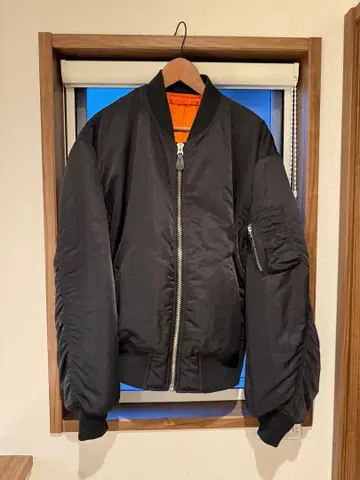 B:MING by BEAMS MA-1 플라이트 자켓 블랙 L