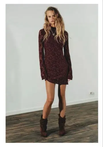 ZARA 레이스 숏 원피스 S 미사용 새상품