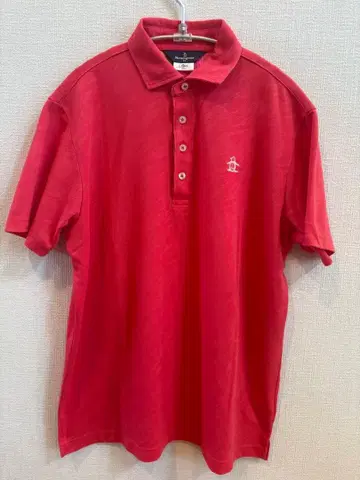 Munsingwear 피케 셔츠 레드 LL 사이즈