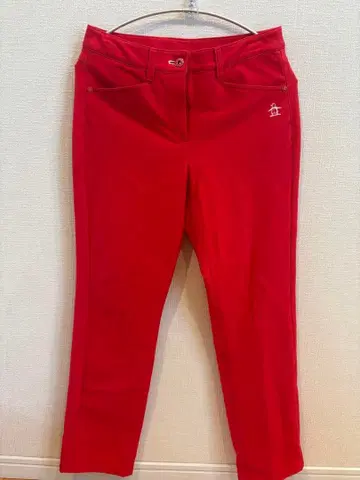 [새상품급] Munsingwear 여성용 팬츠 레드 9호 M사이즈