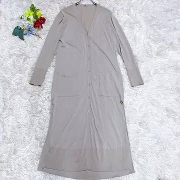 [미라 오웬] 롱 가디건 얇은 소재 아이보리 봄/여름 겉옷(1)