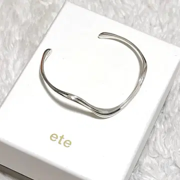ete 워터플로우 뱅글 실버 925