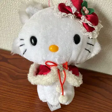 챠미 키티 봉제 인형 윈터ver 빨간색 크리스마스