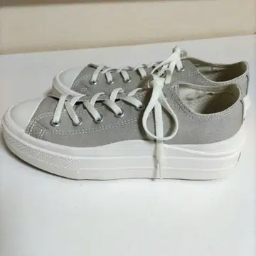 [새상품급] 컨버스 ALL STAR 캔버스 스니커즈 베이지 24.5cm