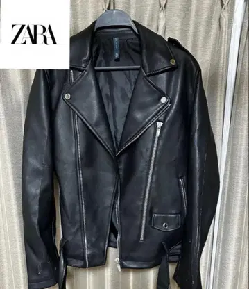 블랙 더블 라이더 자켓 ZARA