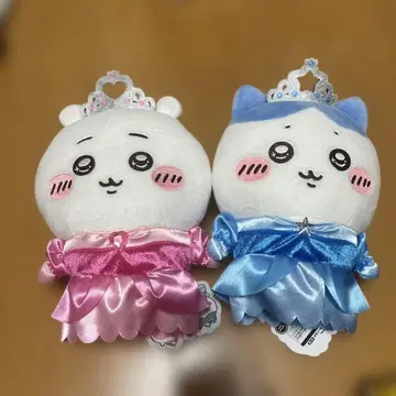 치이카와(먼작귀) 프린세스 생일 봉제 인형 치이카와 & 하치와레