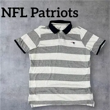 NFL 페이트리어츠 반팔 피케 셔츠 보더 구제 의류