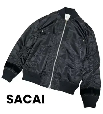 Sacai 사카이 MA-1 봄버 자켓 벨로아 테이프