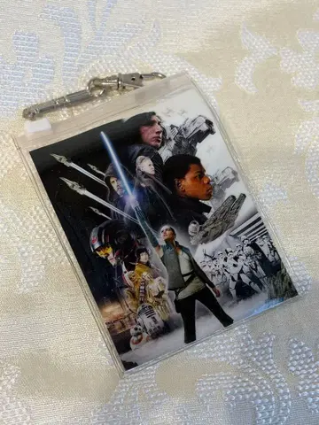 레어!Disney Star Wars 2017 핀 배지 카드 키링