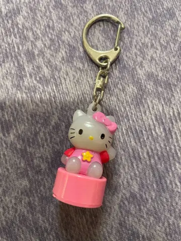헤이세이 레트로 팬시 산리오 헬로키티 레어 키링 (작동 미확인)