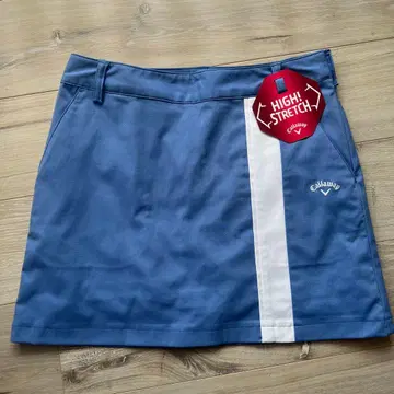 가격 인하 미사용 새상품 Callaway 골프 스커트 블루 화이트