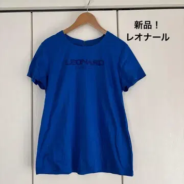 새상품 LEONARD FASHION 반팔 T셔츠 블루