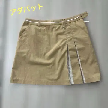 아다바트 베이지 골프 스커트