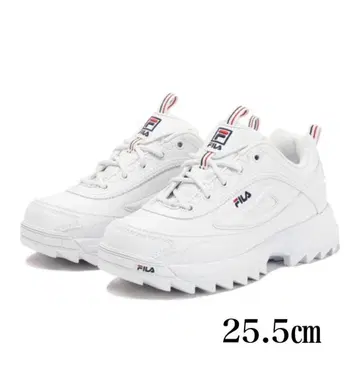 새상품 FILA DISTORTER PREMIUM 화이트 25.5cm