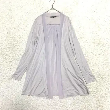 봄/여름 매킨토시 런던 고급 얇은 소재 롱 가디건 겉옷 그레이