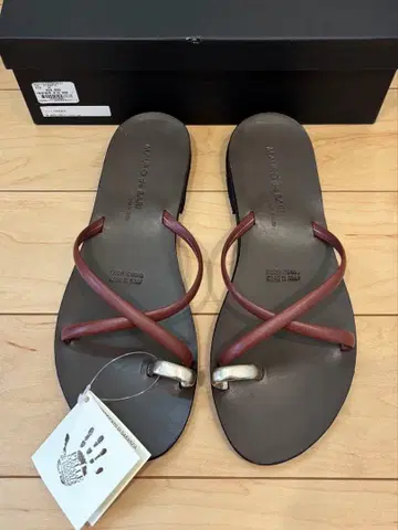 새상품 2만엔 38 24cm 마우로디발리 샘링 샌들 브라운