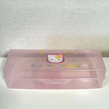 초레어 Hello Kitty 잡화 수납 박스 핑크 카오하나 키티 레트로