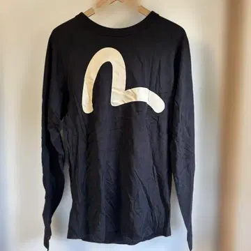 EVISU 에비수 긴팔 티셔츠 블랙 40