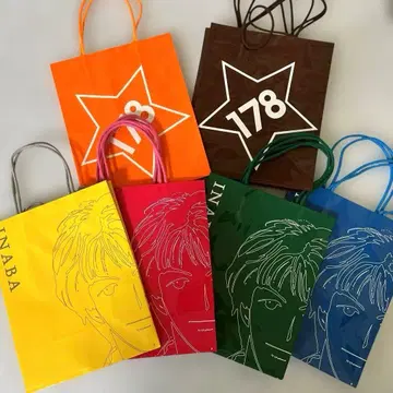 이나바 화장품 쇼핑백 종이 봉투 B'z 이나바