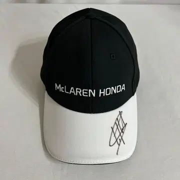 McLaren Honda 캡 모자 스트페르 반도른 친필 사인 블랙