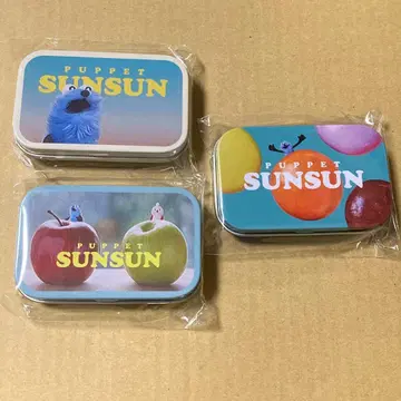 순순 캔 케이스 3개 세트 퍼펫 순순 논논